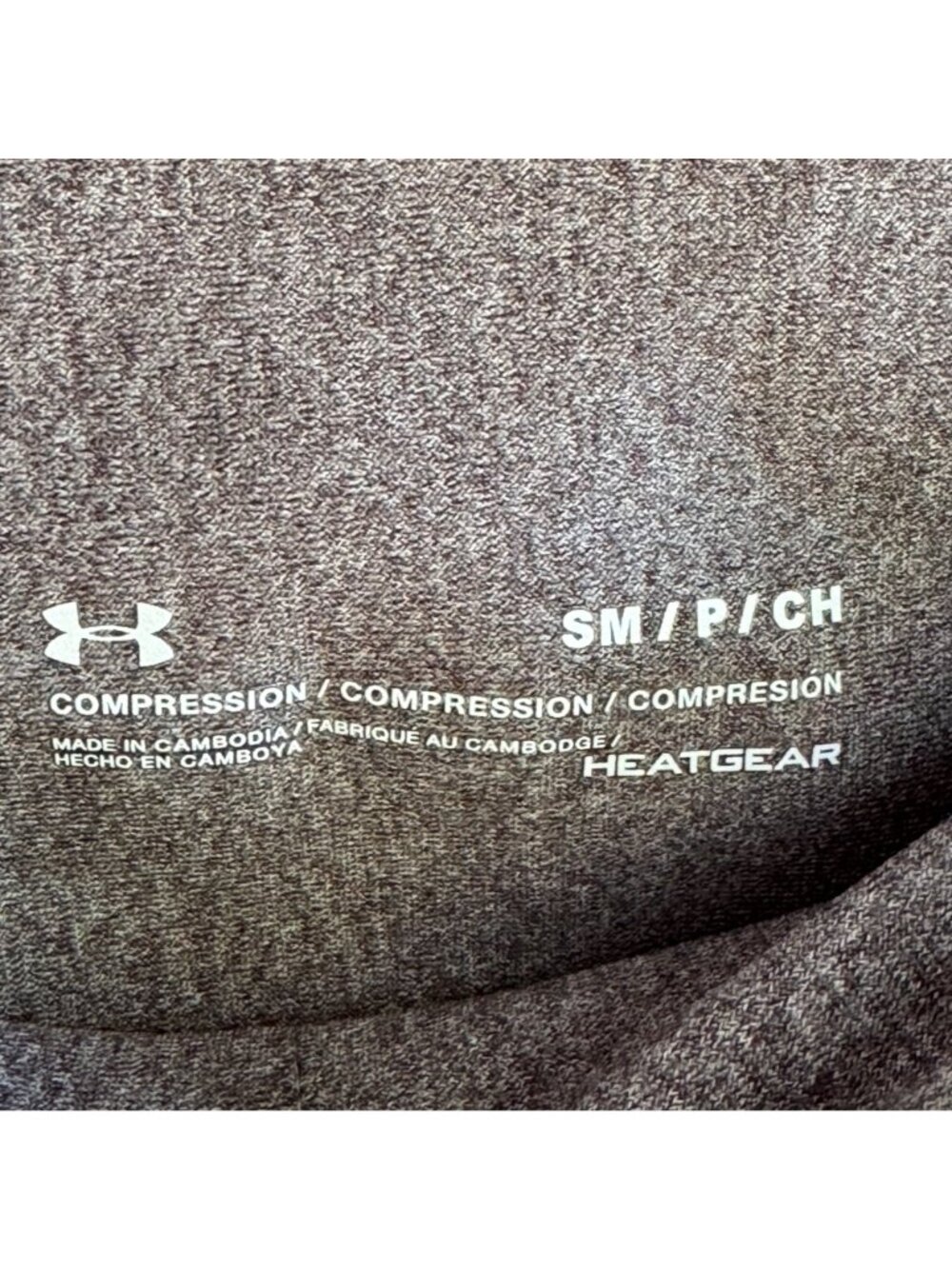 Under Armour Women's HeatGear Compression Shorts Size S SM Gray Athletic Running - Picture 2 of 10